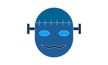 Zombie vector icon flat style graphical symbol.のイラスト素材