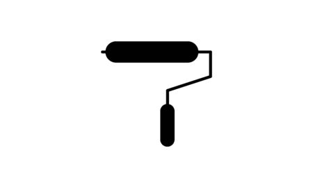 Roller paint icon in trendy flat style design. Vector graphic illustration. Suitable for website design, logo, app, and ui. EPS 10.のイラスト素材