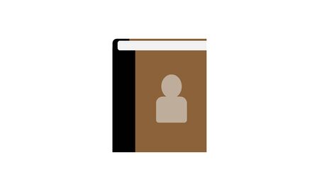 phone book icon vector illustration.のイラスト素材