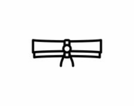 Ancient scroll grunge icon vector imageのイラスト素材