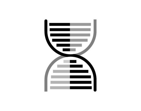 The dna icon vector imageのイラスト素材
