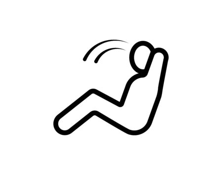 Sport exercise iconのイラスト素材