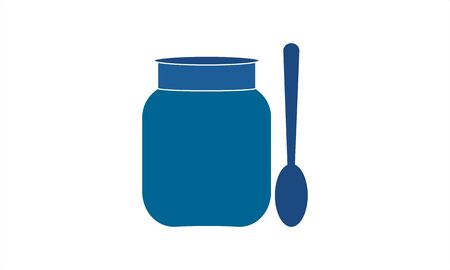 Baby food icon simple style vector imageのイラスト素材