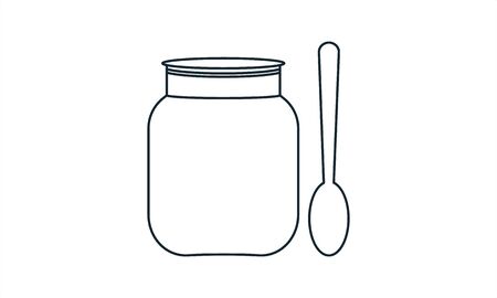 Baby food icon simple style vector imageのイラスト素材