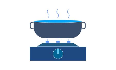 Stove Icon Isolated on White Backgroundのイラスト素材