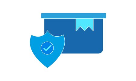 Delivery protection icon cargo and service vector imageのイラスト素材