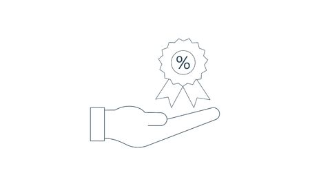 Discount icon. Premium quality graphic design icon.のイラスト素材