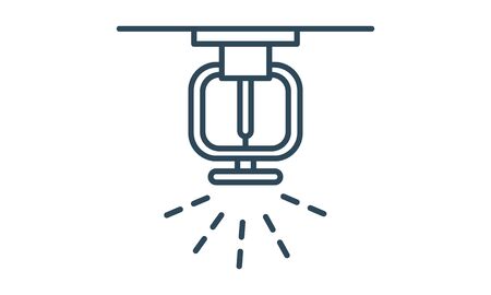 sprinkler icon simple style vector imageのイラスト素材