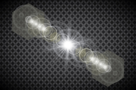 Glowing lights effect, flare, explosion and stars. Special effect isolated on transparent backgroundのイラスト素材