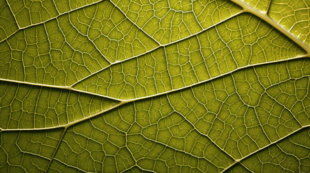 Macro detail to leaf with green structure or texture, background conceptの素材