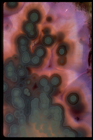 Quartz (var. agate) - Primary Mineralの写真素材
