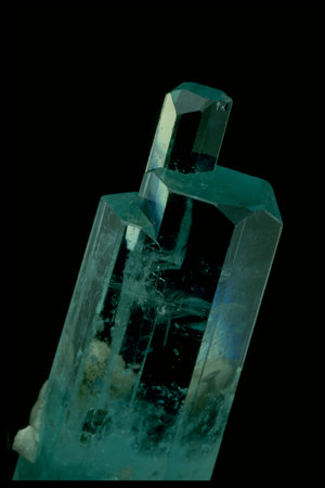 Albite - Associated Mineral Beryl - Primary Mineralの写真素材