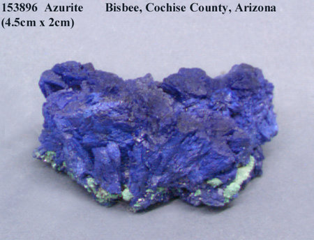 Deep Blue Azurite: A Copper Carbonate Mineralの写真素材