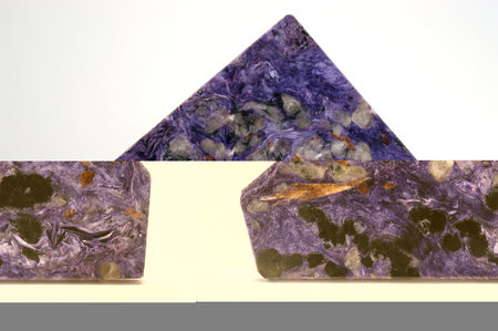 Charoite: A Mystical Purple Primary Mineral Gemの写真素材