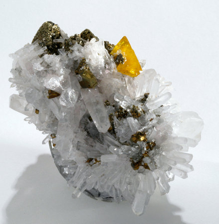 Helvite - Primary Mineral Pyrite - Associated Mineral Quartz - Associated Mineralの写真素材