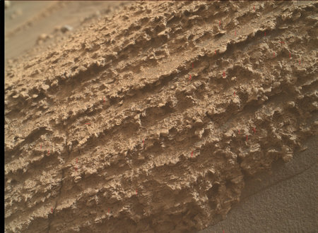 Curiosityâs MAHLI Reveals Intricate Martian Details on Sol 4345, October 26, 2024の写真素材