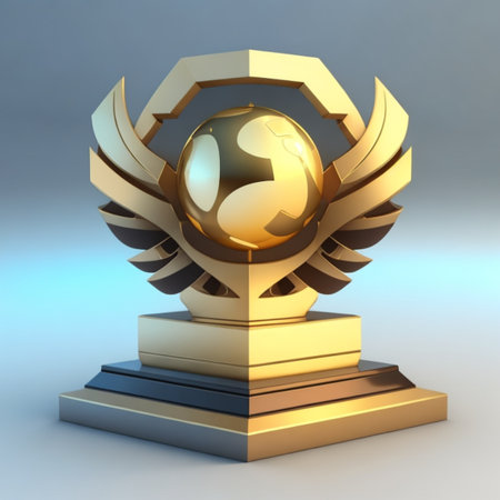 award 3d render element set, star, prize, crown  concept AI genertiveの写真素材