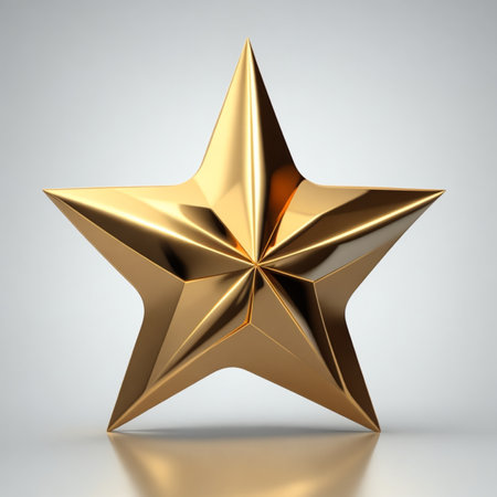 award 3d render element set, star, prize, crown  concept AI genertiveの写真素材