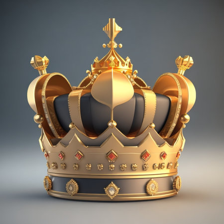 award 3d render element set, star, prize, crown  concept AI genertiveの写真素材