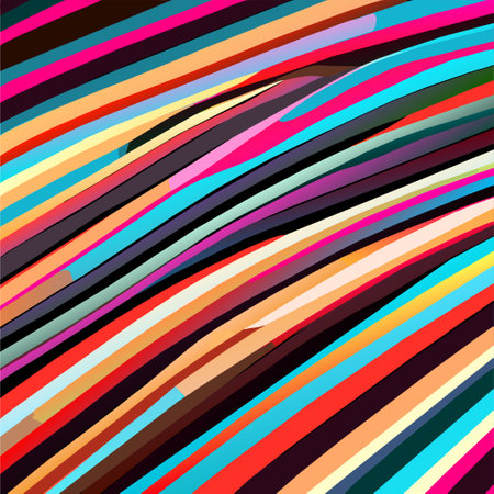 stripes lines pattern seamless to decoration bright colorful modern element design background abstract vector illustrationのイラスト素材
