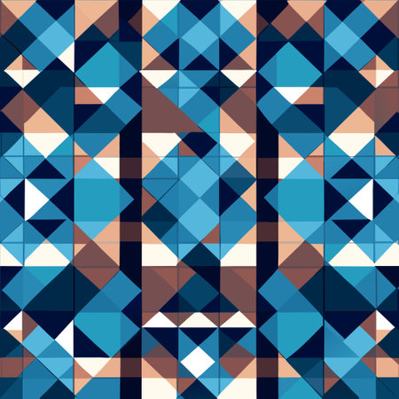 Seamless geometric pattern with triangles. Vector illustration. Eps 10.のイラスト素材