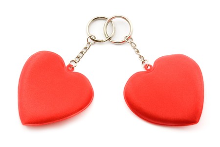 Two lovers heart.の写真素材