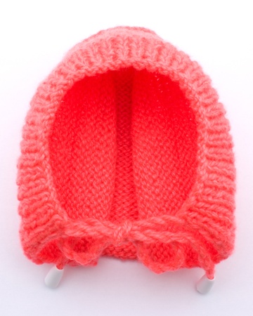 Little Red Riding Hood on a white background.の写真素材