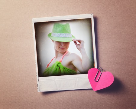 Elegant woman. Retro fashion vintage portrait of beautiful woman in hat.
