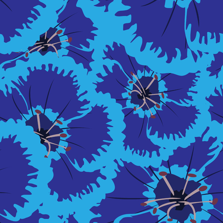 Vector seamless retro pattern, carnation flowers. Can be used for web page background, fills drawings, wallpapers, surface textures.のイラスト素材