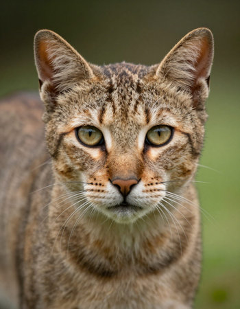 Closeup portrait of Eurasian Lynx