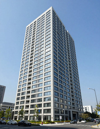 High rise building in Seoul, South Korea. It is the tallest building in South Korea.