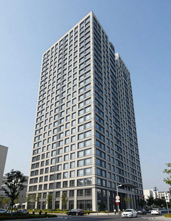 High rise building in the city of Seoul in South Korea in East Asia