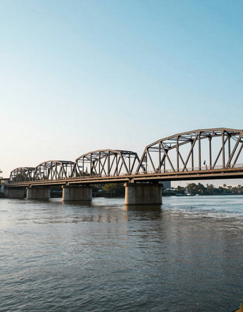 Bridge over the Mekong river in Chiang Mai, Thailand.