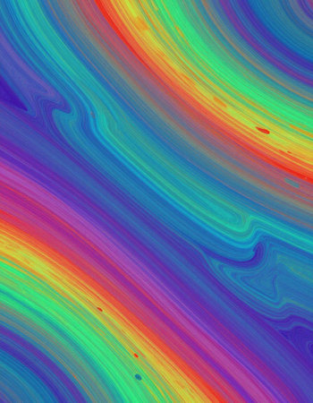 abstract background with smooth lines in blue, orange, yellow and purple colors
