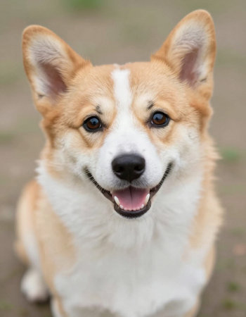 Portrait of a Welsh Corgi Pembroke dog