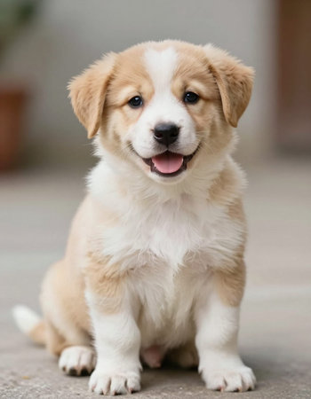 Puppy of the Welsh Corgi Pembrokeの写真素材