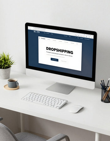 Digital Online Banking Payment Financial Accounting Technology Concept. Mockup computer screen