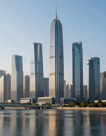 Shanghai Lujiazui Finance and Trade Zone of the modern city