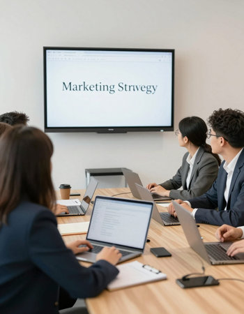 Group of business people working together in a meeting room at office.