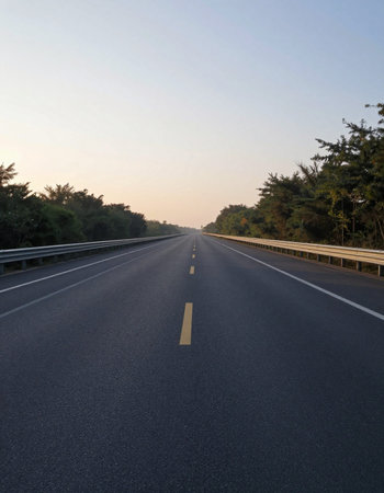 asphalt road in the countryside, north china, closeup of photo