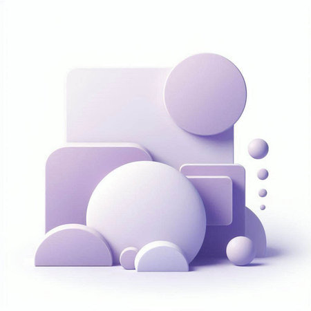 Abstract 3d rendering of geometric shapes. Futuristic background design.