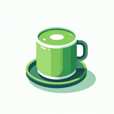 Coffee cup icon in isometric style. Vector illustration.の写真素材