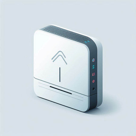 Realistic Detailed 3d Render of an Up Arrow Icon.