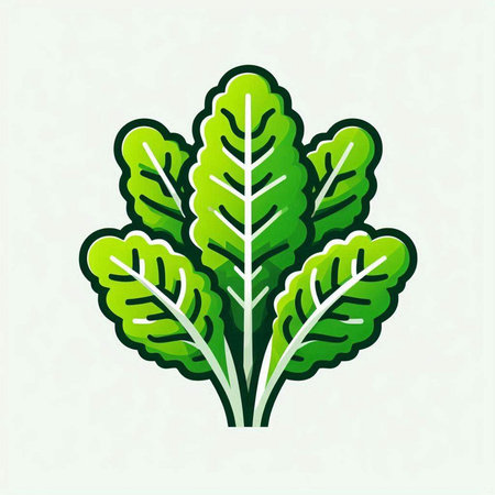 Lettuce vector icon. Lettuce icon. Lettuce icon