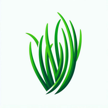 green onion on a white background, vector illustration, eps10