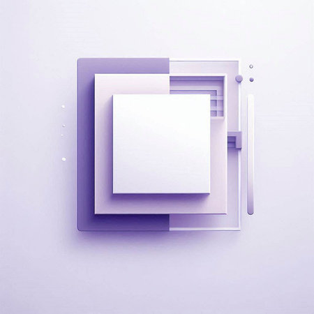 Abstract geometric shapes on a white background. Minimalistic design.