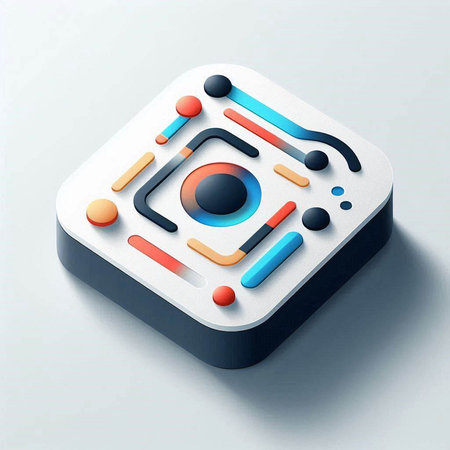 Abstract technological background. Futuristic user interface. 3d rendering.の写真素材