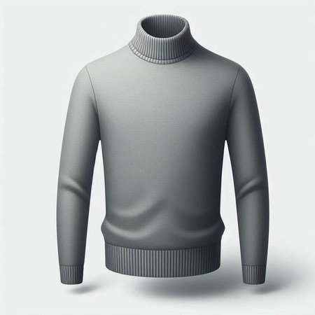 Men's sweater on a mannequin. 3d rendering.の写真素材