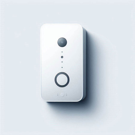 Realistic remote control. Vector illustration. Isolated on white background.