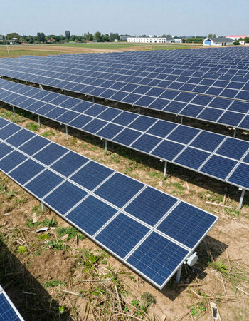 Solar energy panels, photovoltaic modules for renewable electric production